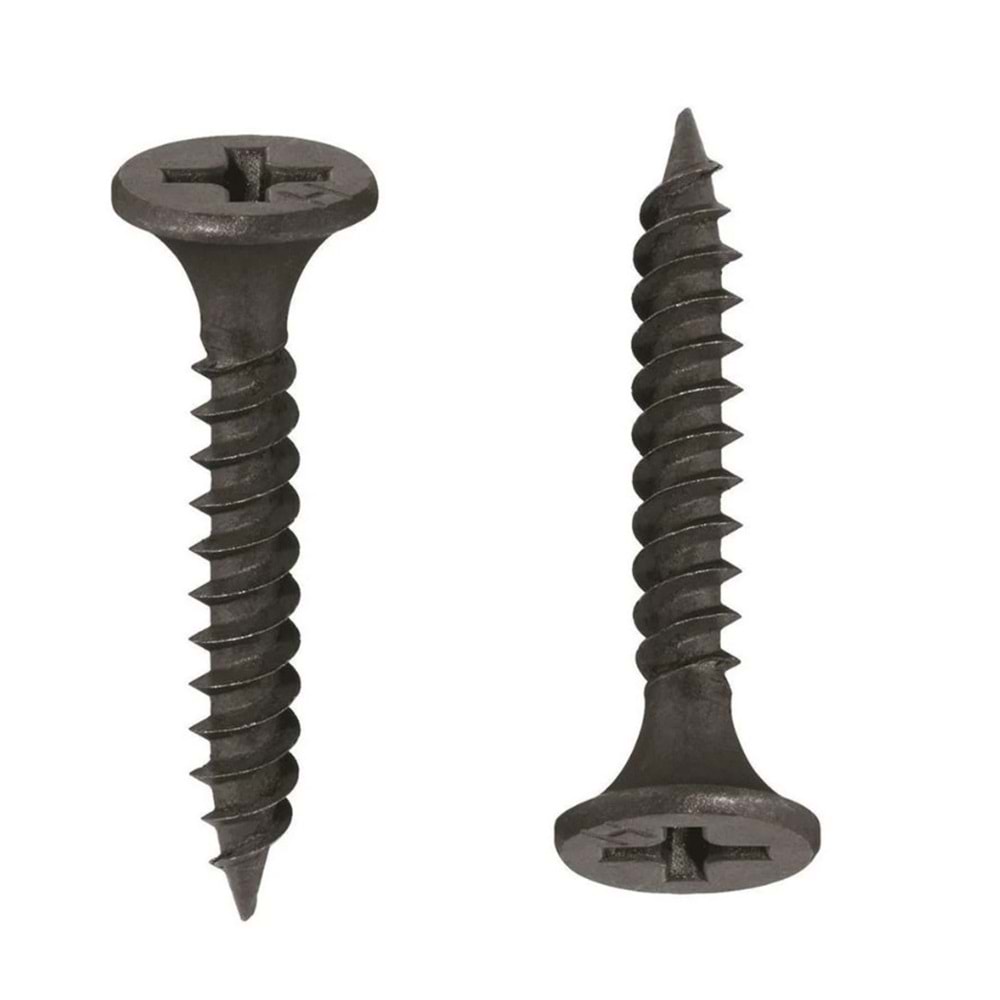 STD 3,5x25 SIK DİŞ ALCIPAN VİDA SIYAH FOSFAT (1000)