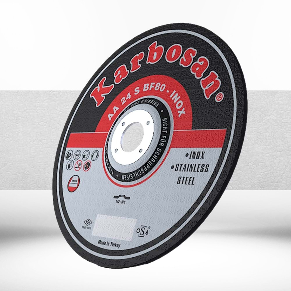 KARBOSAN 125*1,0 İNCE İNOX KESİCİ