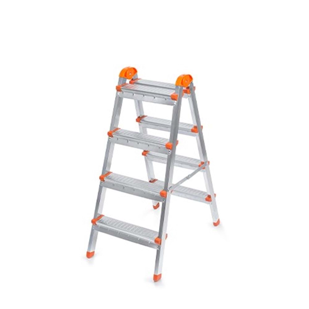 PROFİL ÇİFT ÇIKIŞLI MERDİVEN 4+4 BASAMAK GI 200