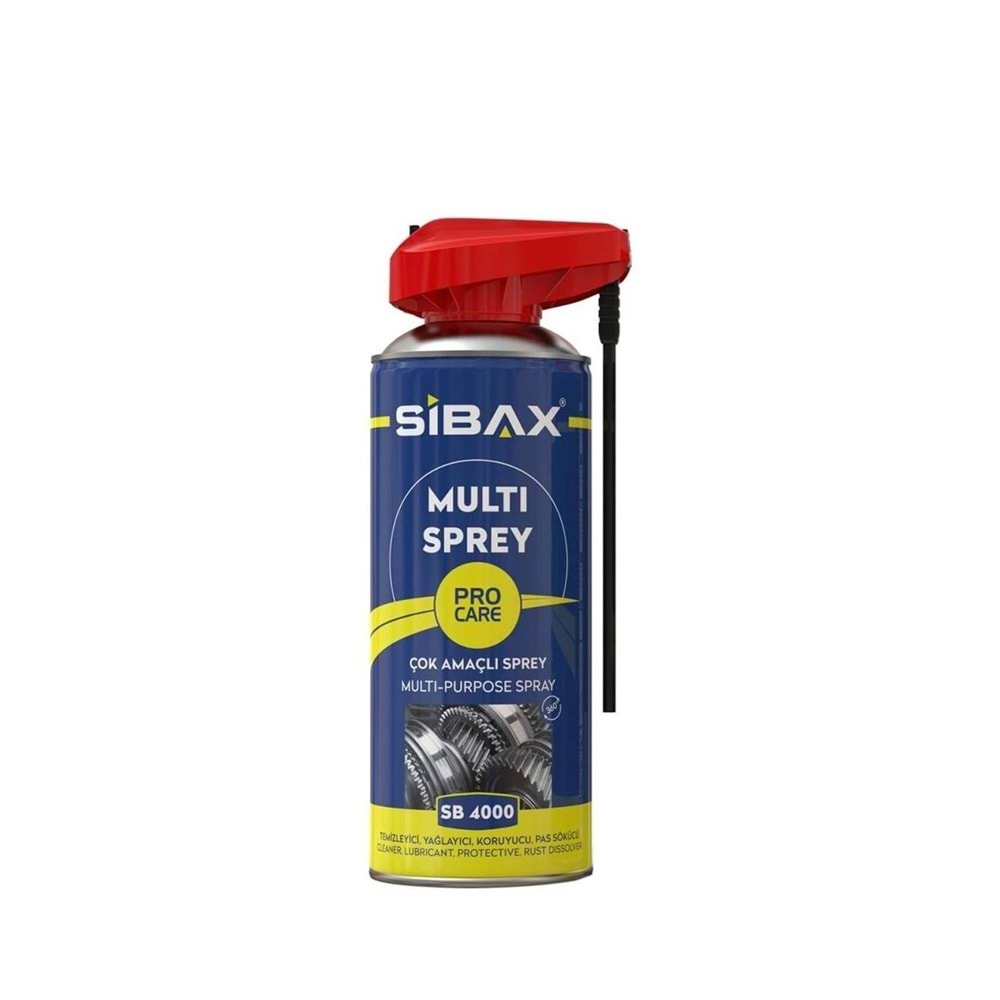 SİBAX MULTISPREY ÇOK AMAÇLI YAĞLAYICI 400ML