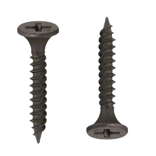 STD 3,5x25 SIK DİŞ ALCIPAN VİDA SIYAH FOSFAT (1000)