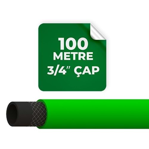 SERTSAN 3/4 GARDEN ÖRGÜLÜ HORTUM 100 MT