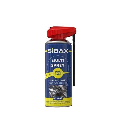 SİBAX MULTISPREY ÇOK AMAÇLI YAĞLAYICI 400ML