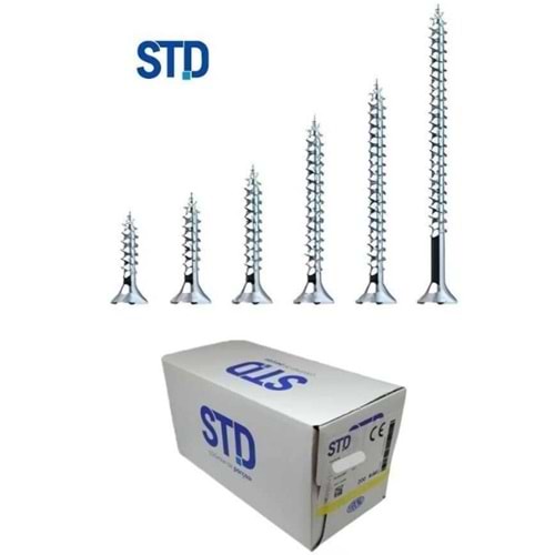 STD 3,5x50 SUNTA VİDASI BEYAZ (500)